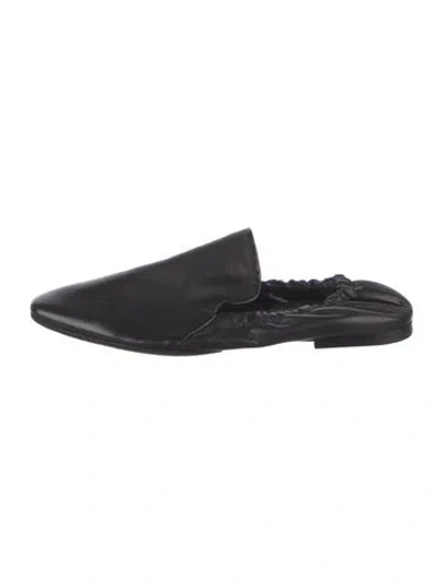 Pre-owned Jil Sander Leather Mules In Black
