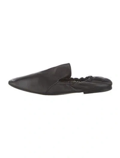 Pre-owned Jil Sander Leather Mules In Black