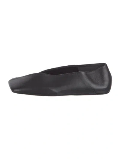 Pre-owned Jil Sander Leather Mules In Black