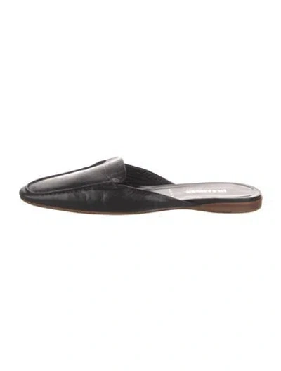 Pre-owned Jil Sander Leather Mules In Black