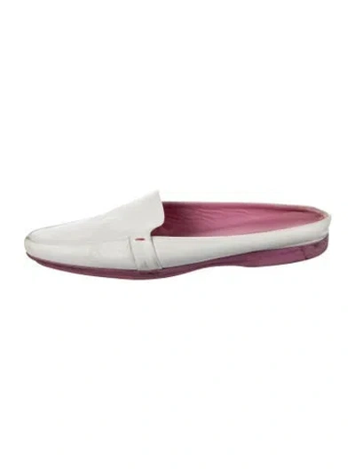 Pre-owned Jil Sander Leather Mules In Pink