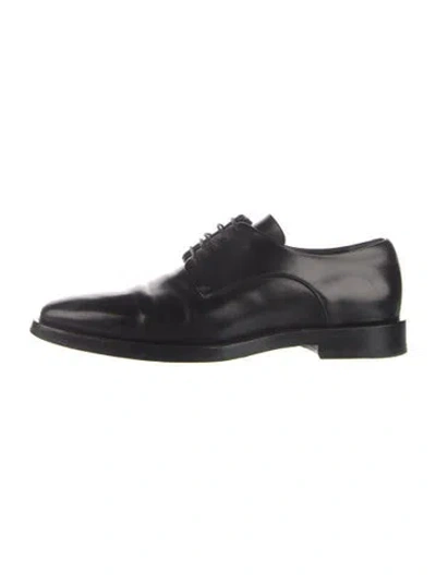 Pre-owned Jil Sander Leather Oxfords In Black