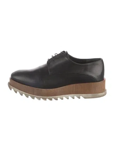 Pre-owned Jil Sander Leather Oxfords In Black