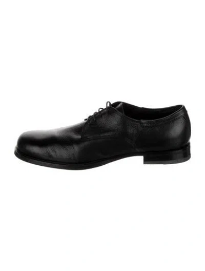 Pre-owned Jil Sander Leather Oxfords In Black