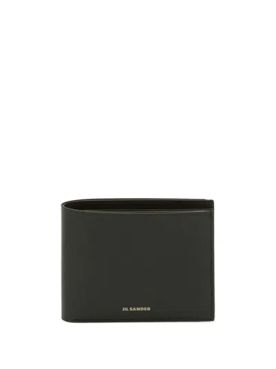 JIL SANDER JIL SANDER LEATHER POCKET WALLET WITH EMBOSSED JIL SANDER LOGO