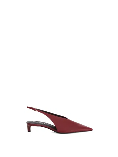 Jil Sander 皮质高跟鞋