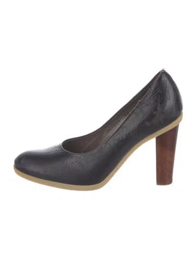Pre-owned Jil Sander Leather Pumps In Black