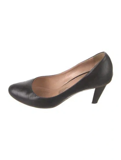 Pre-owned Jil Sander Leather Pumps In Black