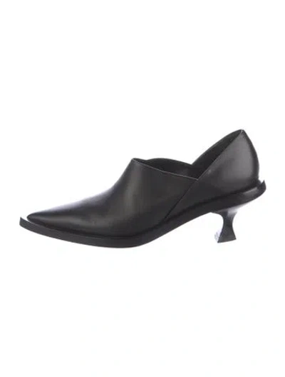 Pre-owned Jil Sander Leather Pumps In Black