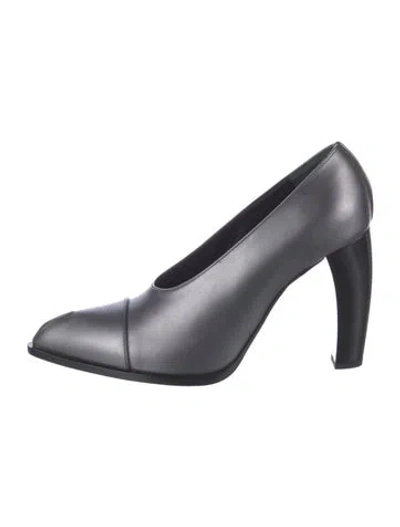 Pre-owned Jil Sander Leather Pumps In Black
