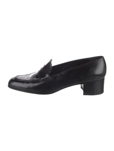Pre-owned Jil Sander Leather Pumps In Black