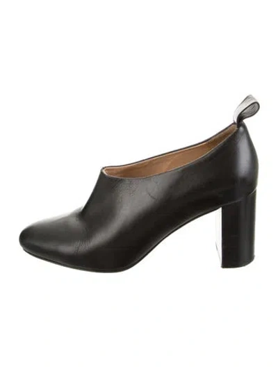 Pre-owned Jil Sander Leather Pumps In Black