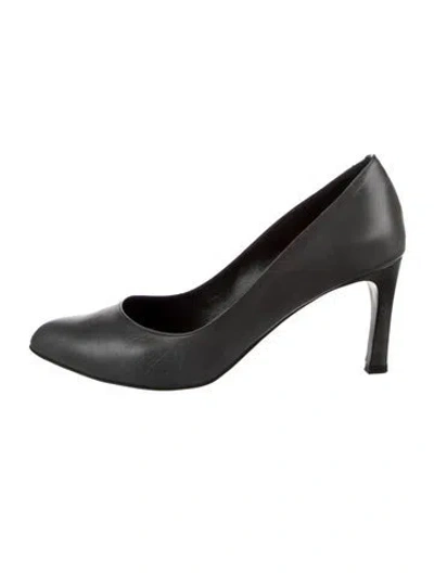 Pre-owned Jil Sander Leather Pumps In Black