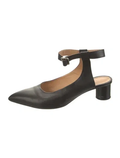 Pre-owned Jil Sander Leather Pumps In Black