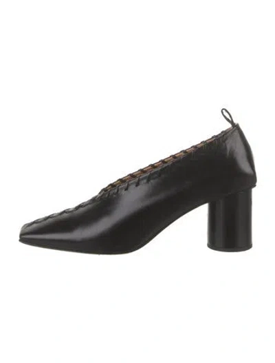 Pre-owned Jil Sander Leather Pumps In Black