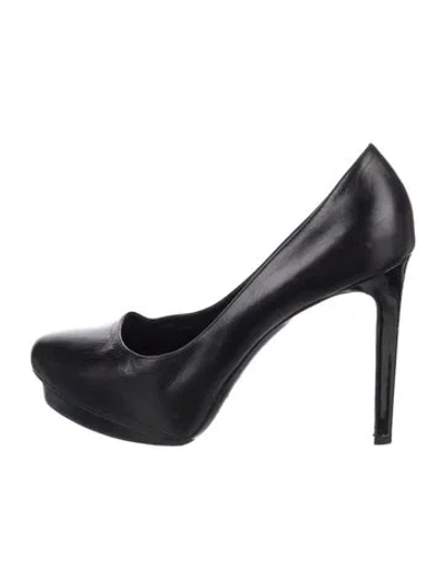 Pre-owned Jil Sander Leather Pumps In Black