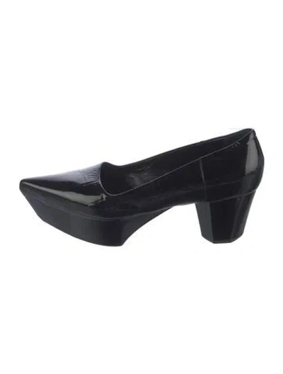 Pre-owned Jil Sander Leather Pumps In Black