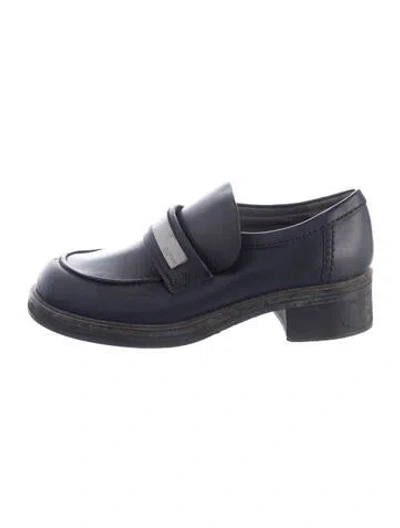 Pre-owned Jil Sander Leather Pumps In Blue