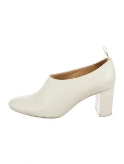 Pre-owned Jil Sander Leather Pumps In Neutral