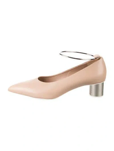 Pre-owned Jil Sander Leather Pumps In Neutral