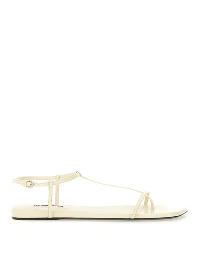 JIL SANDER LEATHER SANDAL