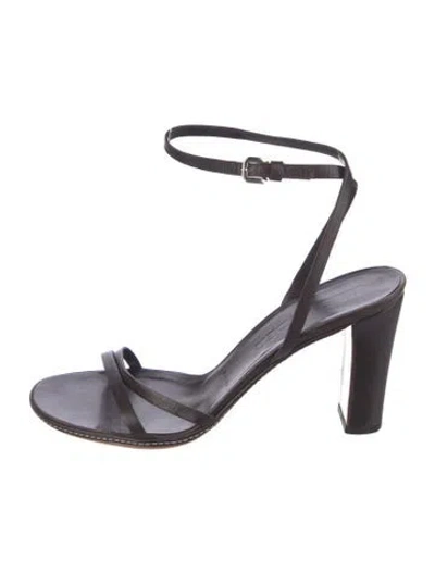 Pre-owned Jil Sander Leather Sandals In Brown