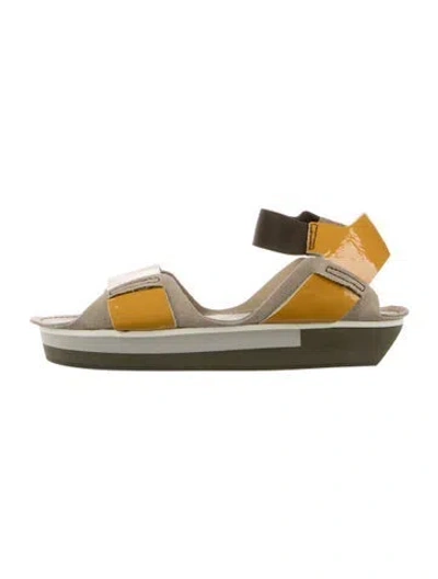 Pre-owned Jil Sander Leather Sandals In Multi