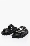 Jil Sander Leather Sandals With Double Buckle