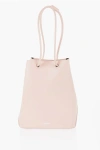 Jil Sander Leather Shopping Bag With Adjustable Handles
