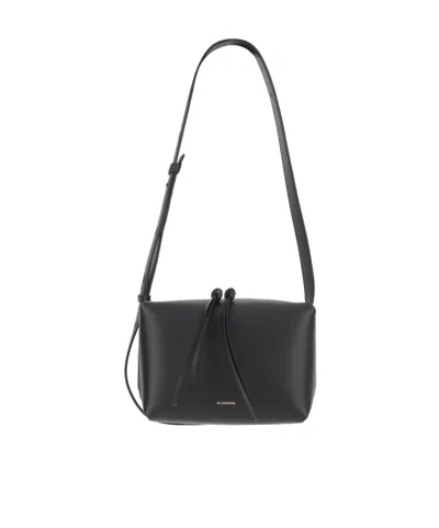JIL SANDER JIL SANDER DOUBLE ZIPPED SHOULDER BAG
