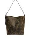 Jil Sander Leather Shoulder Bag In Black