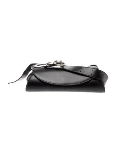 Pre-owned Jil Sander Leather Shoulder Bag In Black