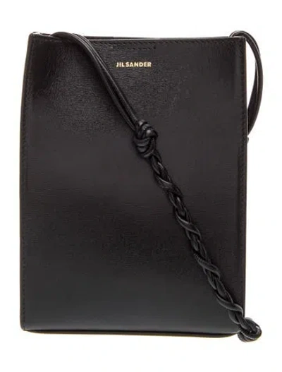Pre-owned Jil Sander Leather Shoulder Bag In Black
