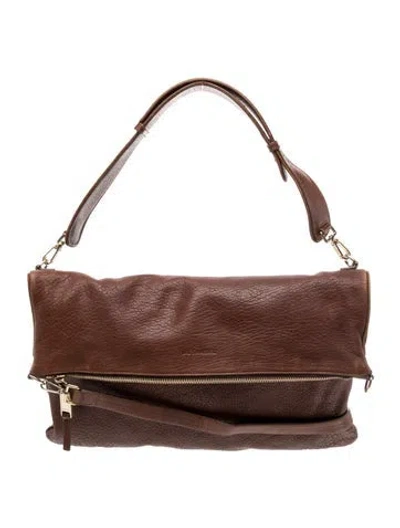 Pre-owned Jil Sander Leather Shoulder Bag In Brown