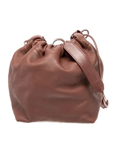 Pre-owned Jil Sander Leather Shoulder Bag In Brown