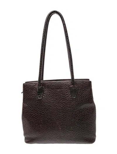 Pre-owned Jil Sander Leather Shoulder Bag In Brown