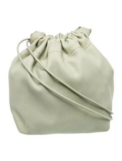 Pre-owned Jil Sander Leather Shoulder Bag In Green