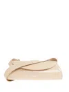 Jil Sander Logo Printed Shoulder Bag In Neutral