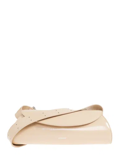 JIL SANDER LEATHER SHOULDER BAG