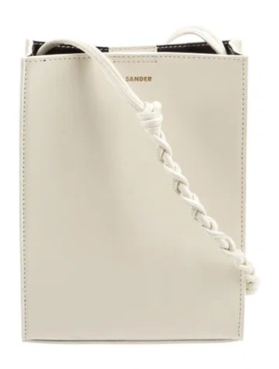 Pre-owned Jil Sander Leather Shoulder Bag In Neutral