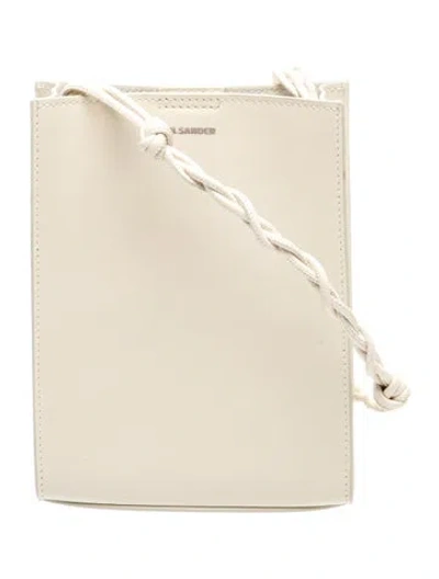Pre-owned Jil Sander Leather Shoulder Bag In Neutral