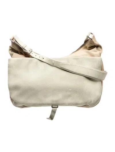 Pre-owned Jil Sander Leather Shoulder Bag In Neutrals