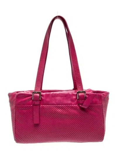 Pre-owned Jil Sander Leather Shoulder Bag In Pink