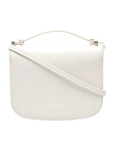 Pre-owned Jil Sander Leather Shoulder Bag W/ Tags In Neutral