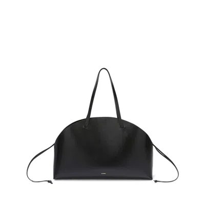 Jil Sander Leather Shoulder Bags In Black