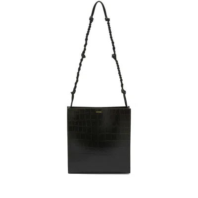 Jil Sander Leather Shoulder Bags In Black