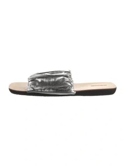 Pre-owned Jil Sander Leather Slides