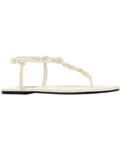 Jil Sander Leather Slip-on In White