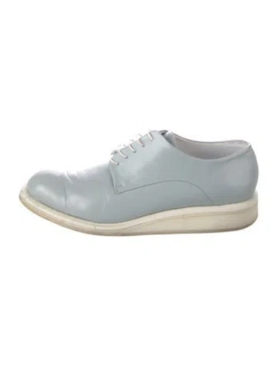 Pre-owned Jil Sander Leather Sneakers In Blue