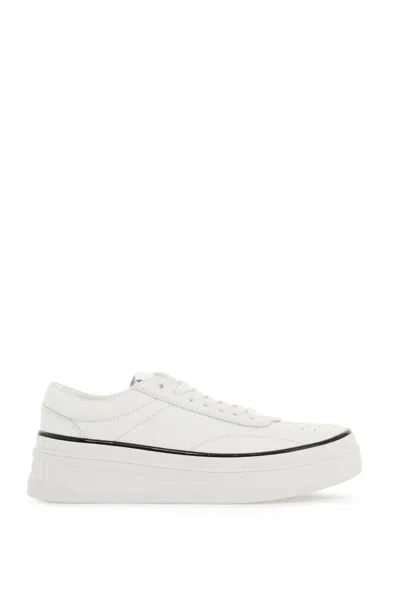 Jil Sander Leather Sneakers For Everyday In Multi